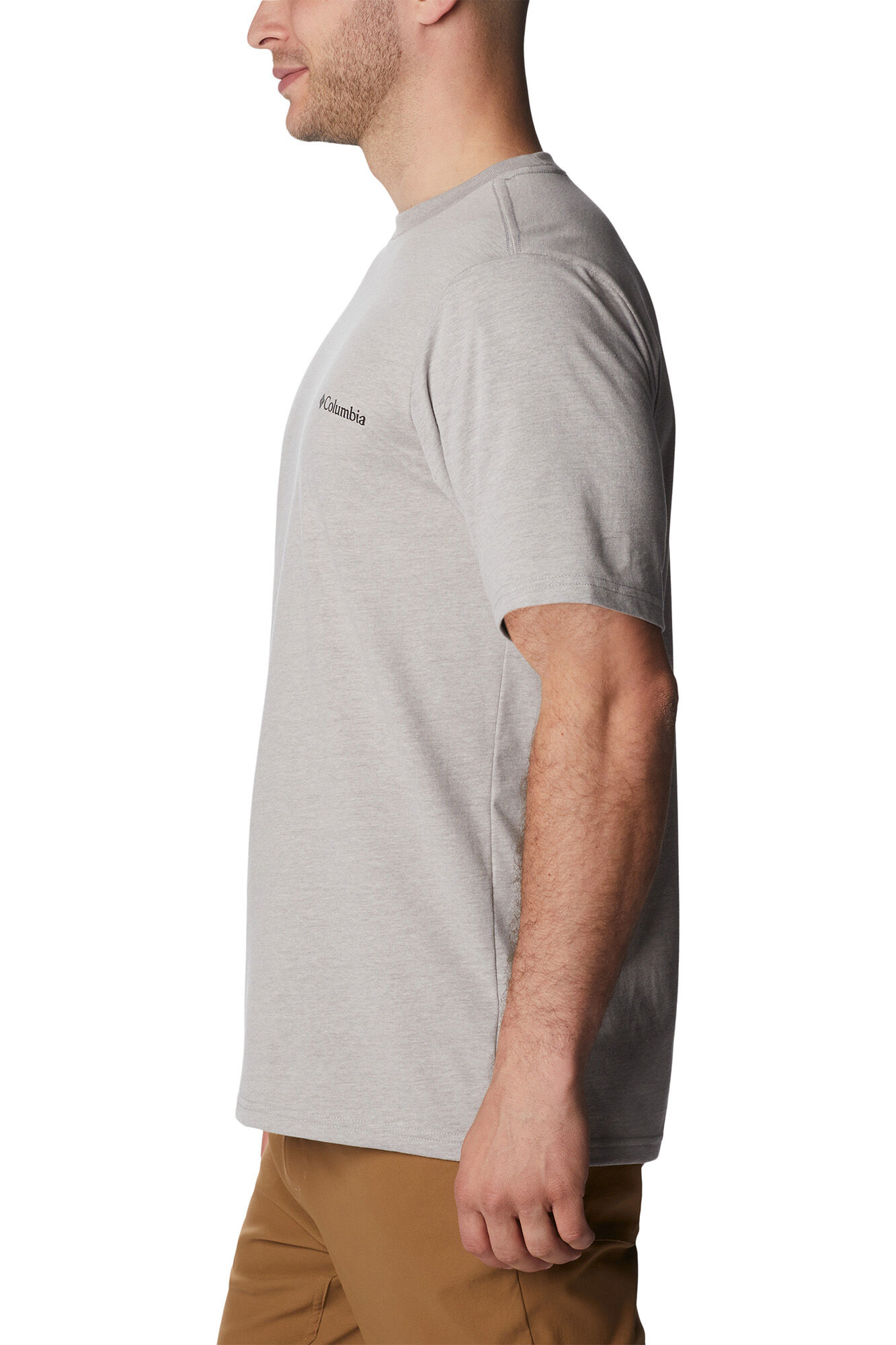 Camiseta manga corta Columbia hombre CSC Basic Logo™ - gris claro