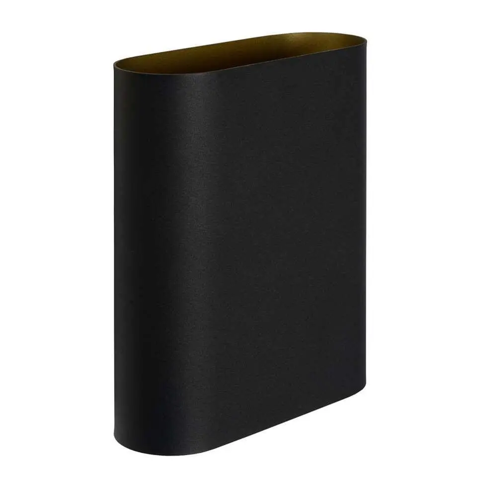 Lucide wandlamp Ovalis - zwart