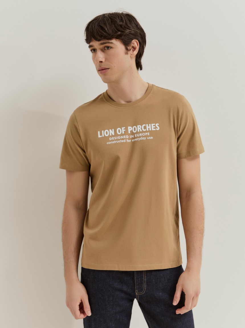 T-shirt de manga curta em algodão