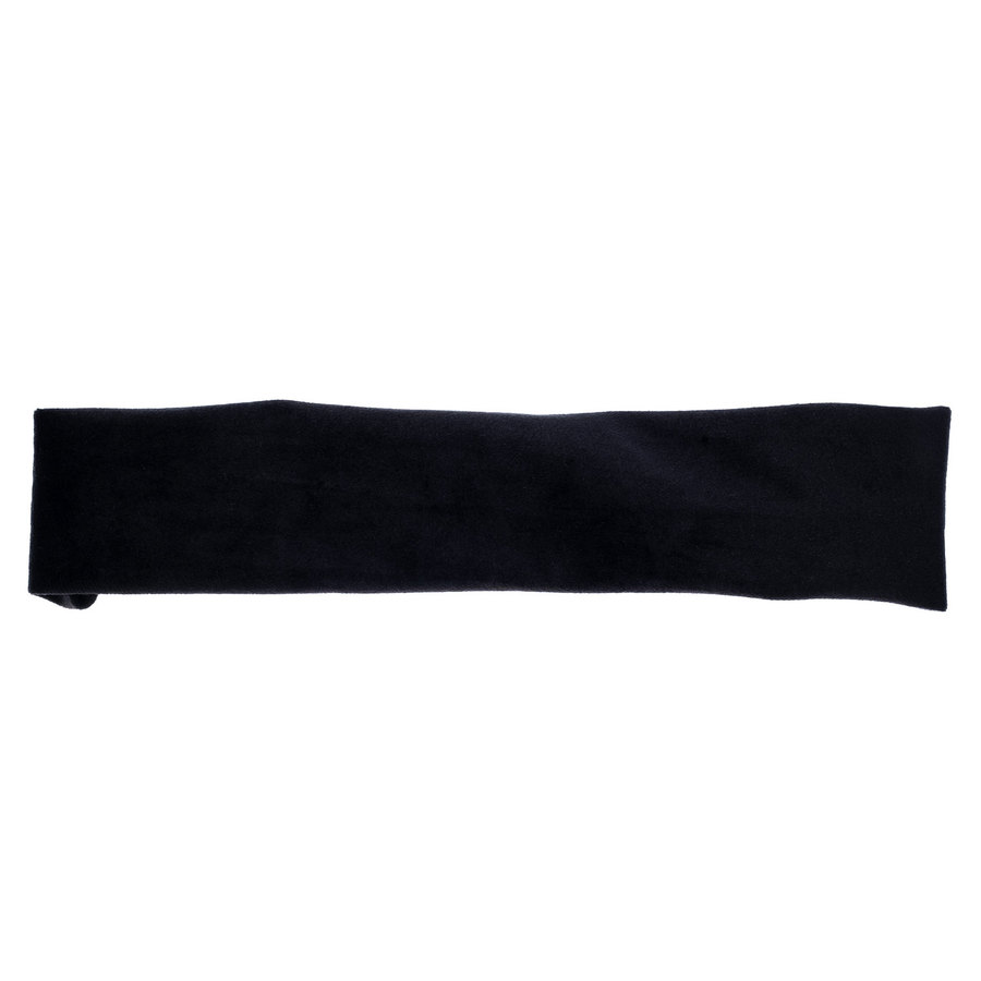 DARK Velvet Headband Black