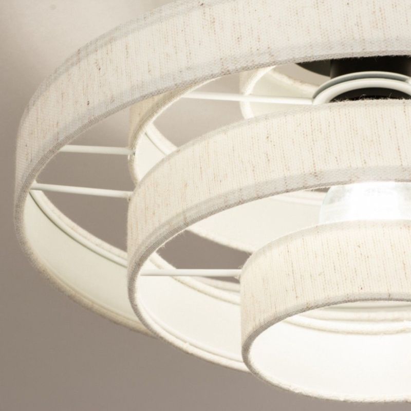 Lumidora Plafondlamp 75090 - Plafonniere - JULIA - E27 - Beige - Creme - Metaal - ⌀ 38 cm