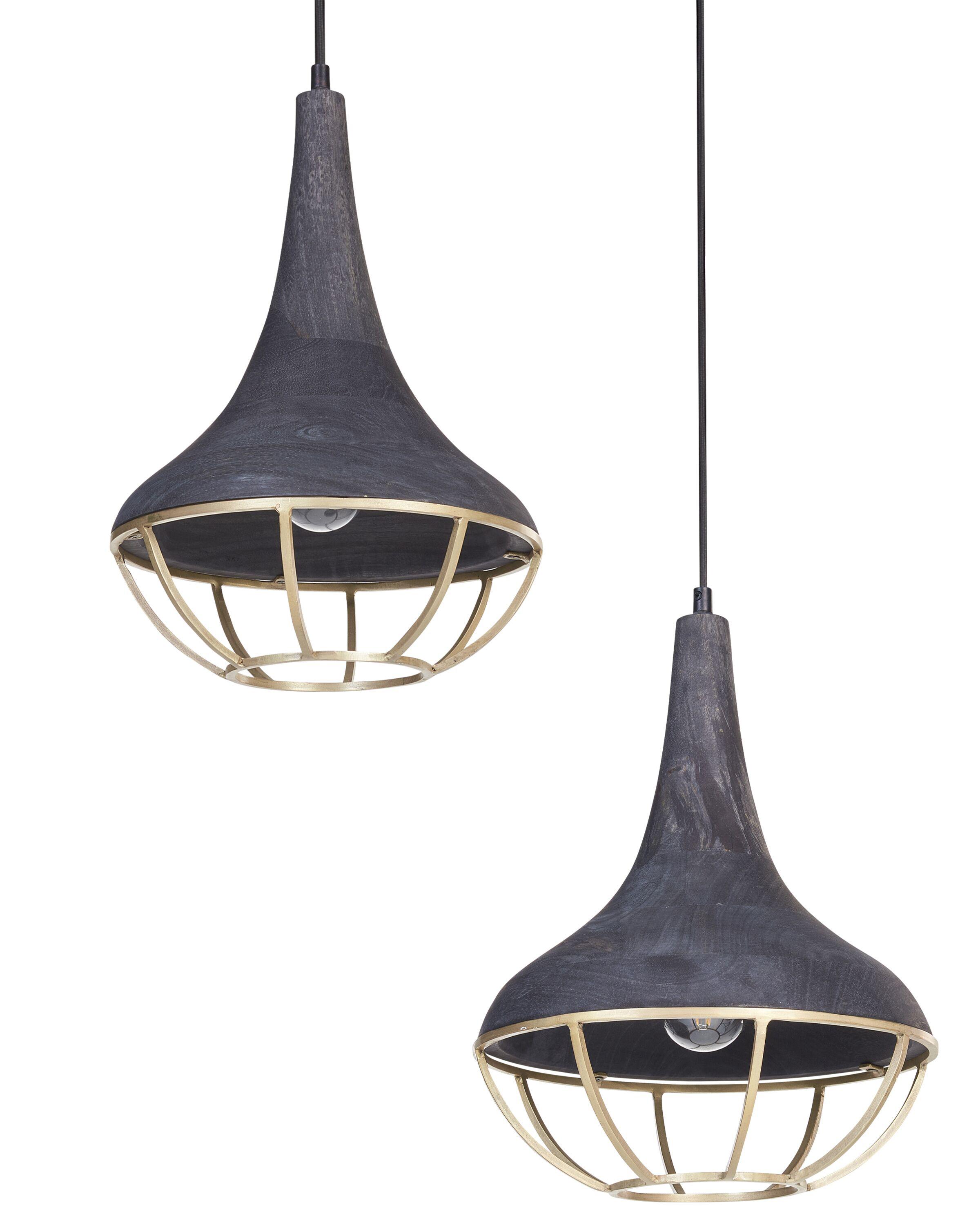 Hanglamp BAGMATI Mangohout Zwart