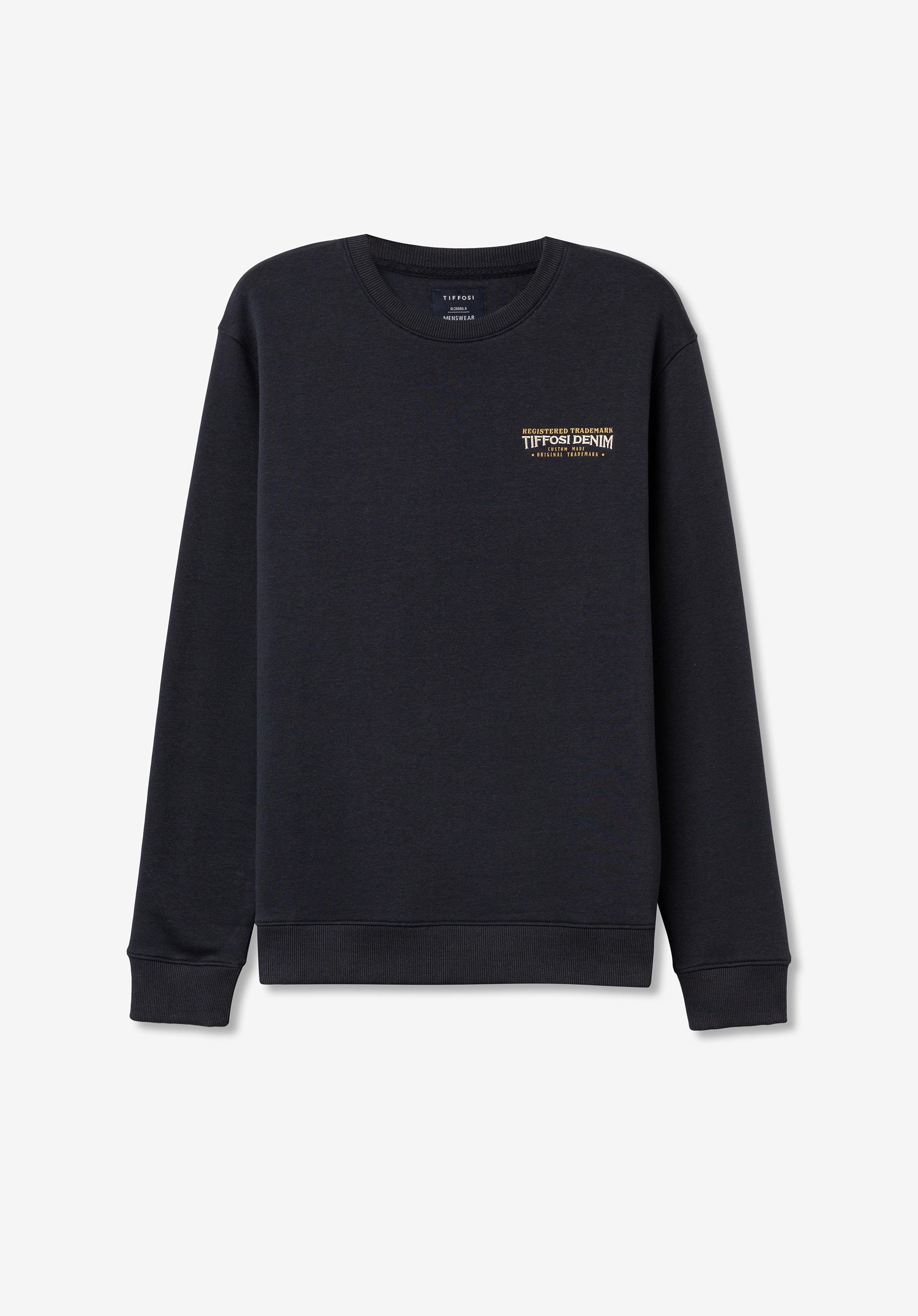 Sweatshirt com Estampado e Bordado Frontal