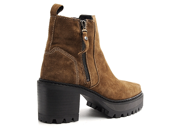 Alpe boots bottine talons femme 2433 marron