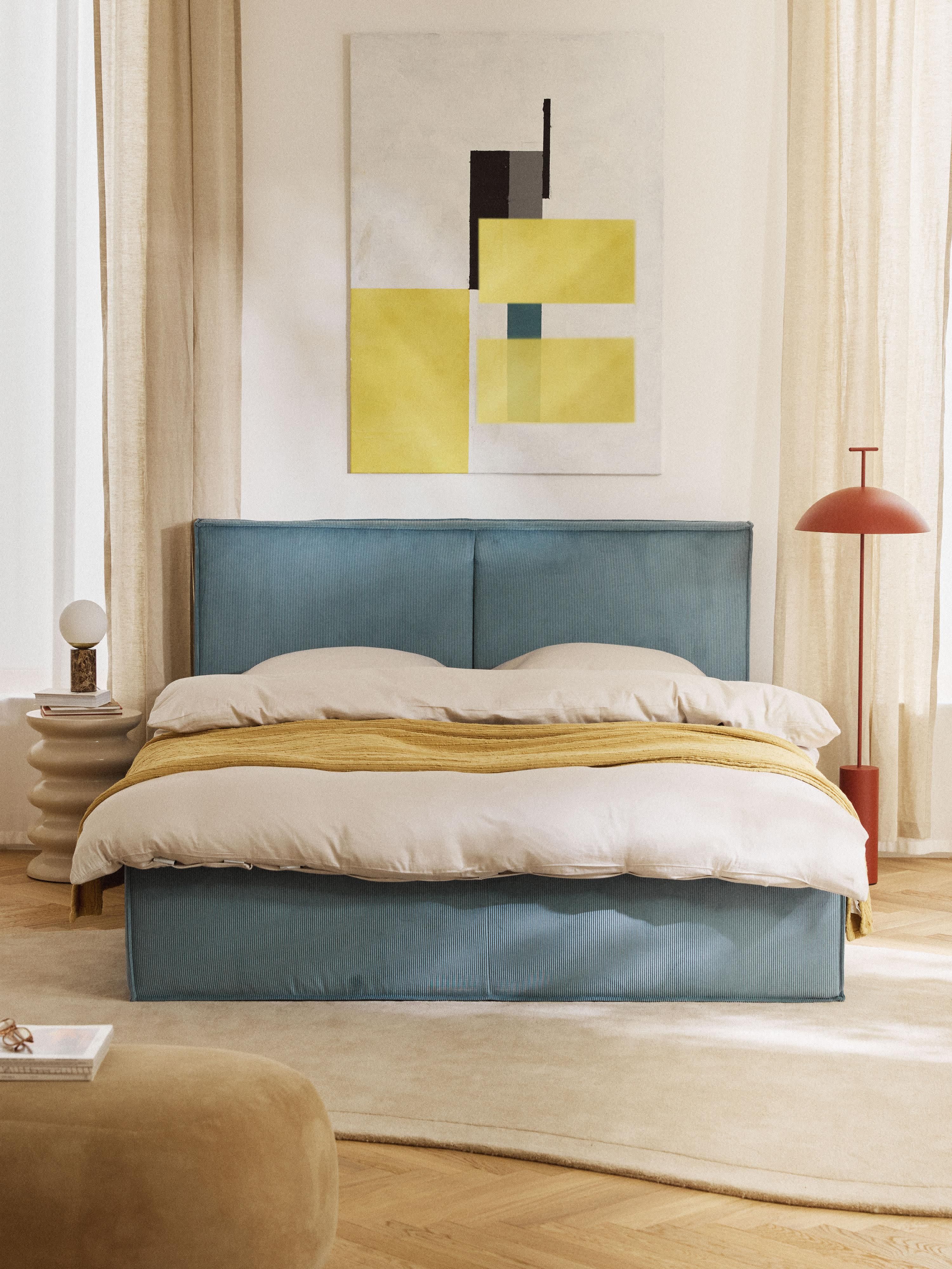 Corduroy gestoffeerd bed Dream