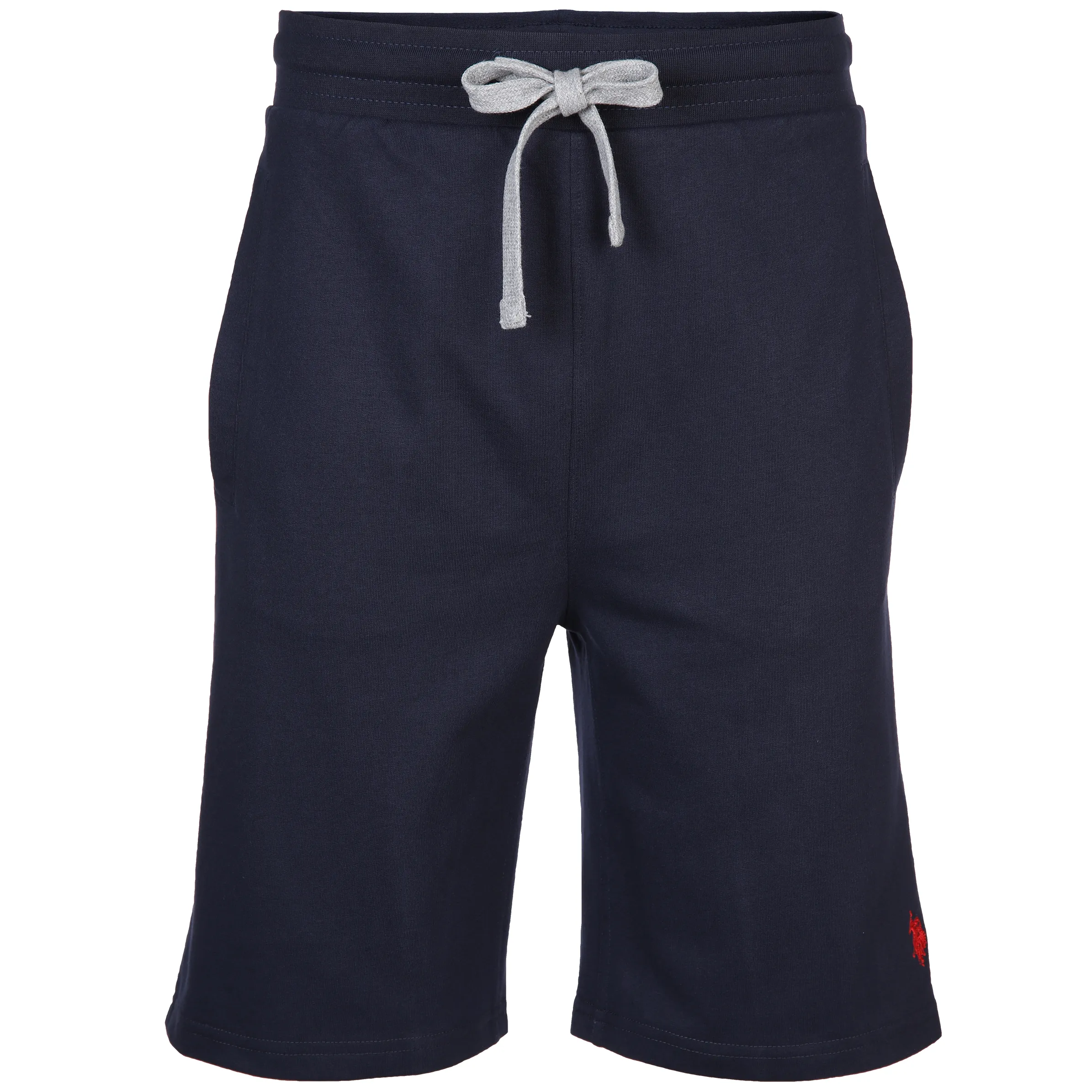 Herren Sweatshorts mit kleiner Stickerei