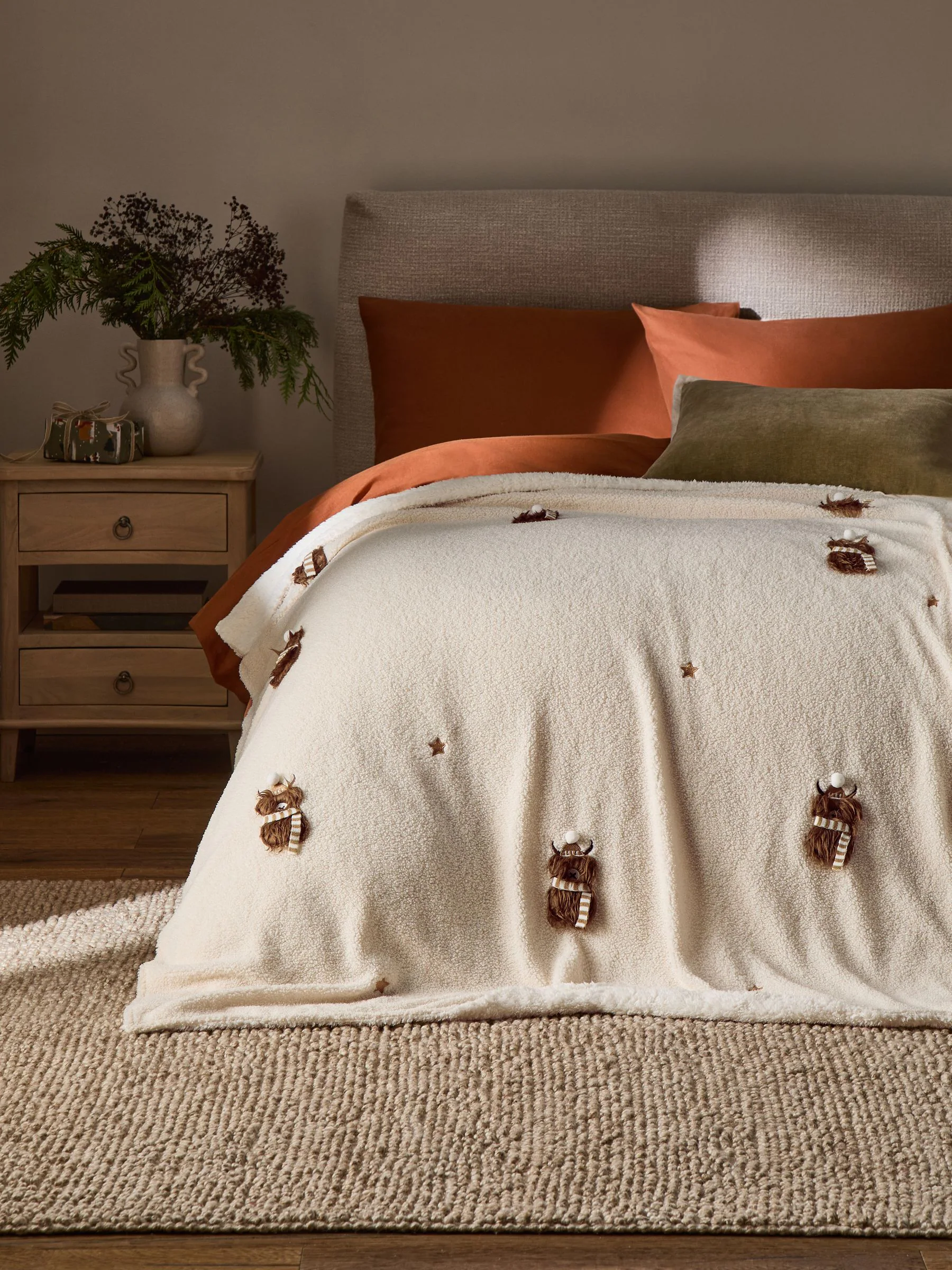 Cosy Hamish geborduurde bedloper