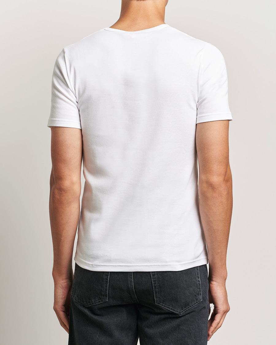Armor-lux 2-Pack Crew Neck T-Shirt White/Grey Melange