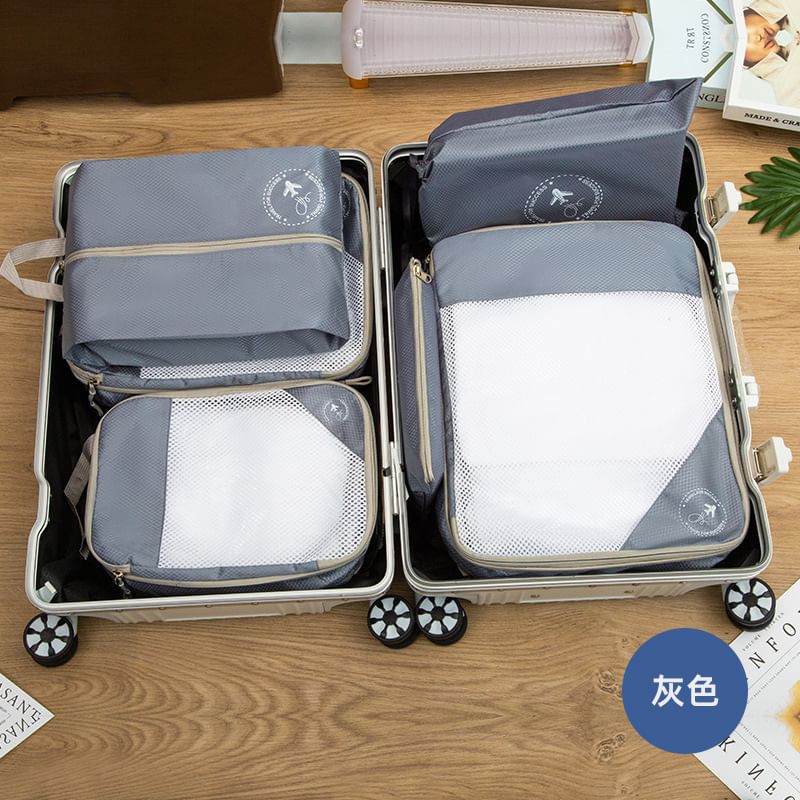 Masae - Set van 6: Compress Travel Packing Cube kledingorganizer (verschillende ontwerpen)