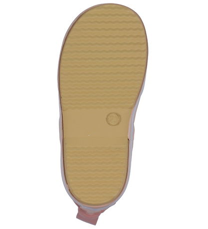 Mikk-Line Gummistiefel - Gummistiefel - Warm Taupe m. Blumen