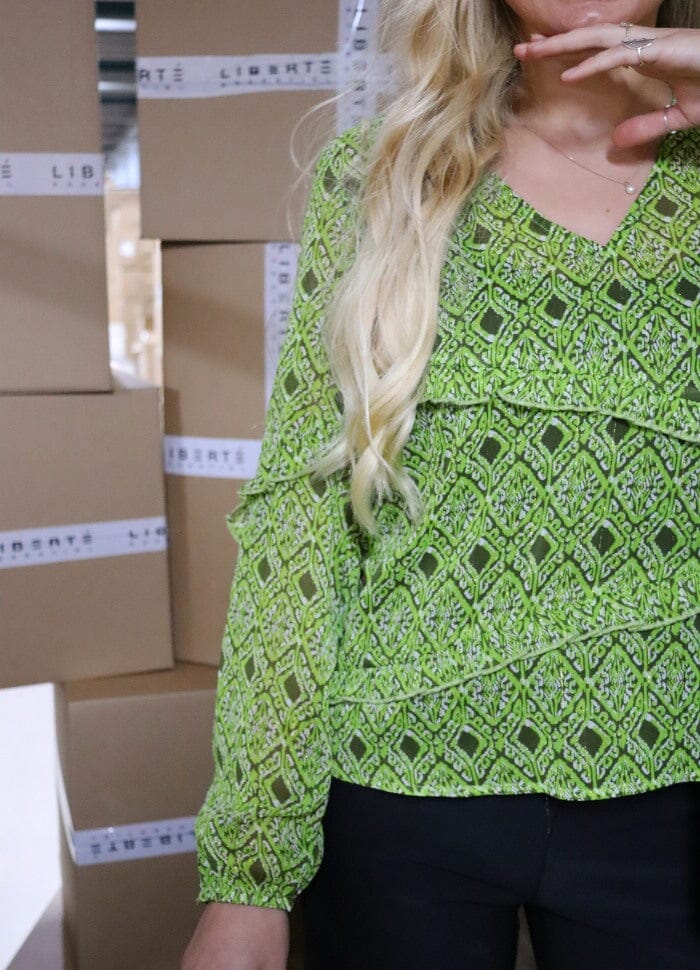 Liberte Martine-Frill-Blouse