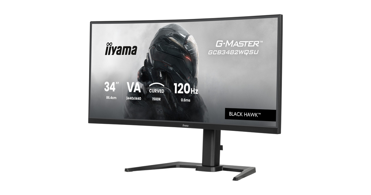 iiyamaG-Master Black Hawk GCB3482WQSU-B1 34
