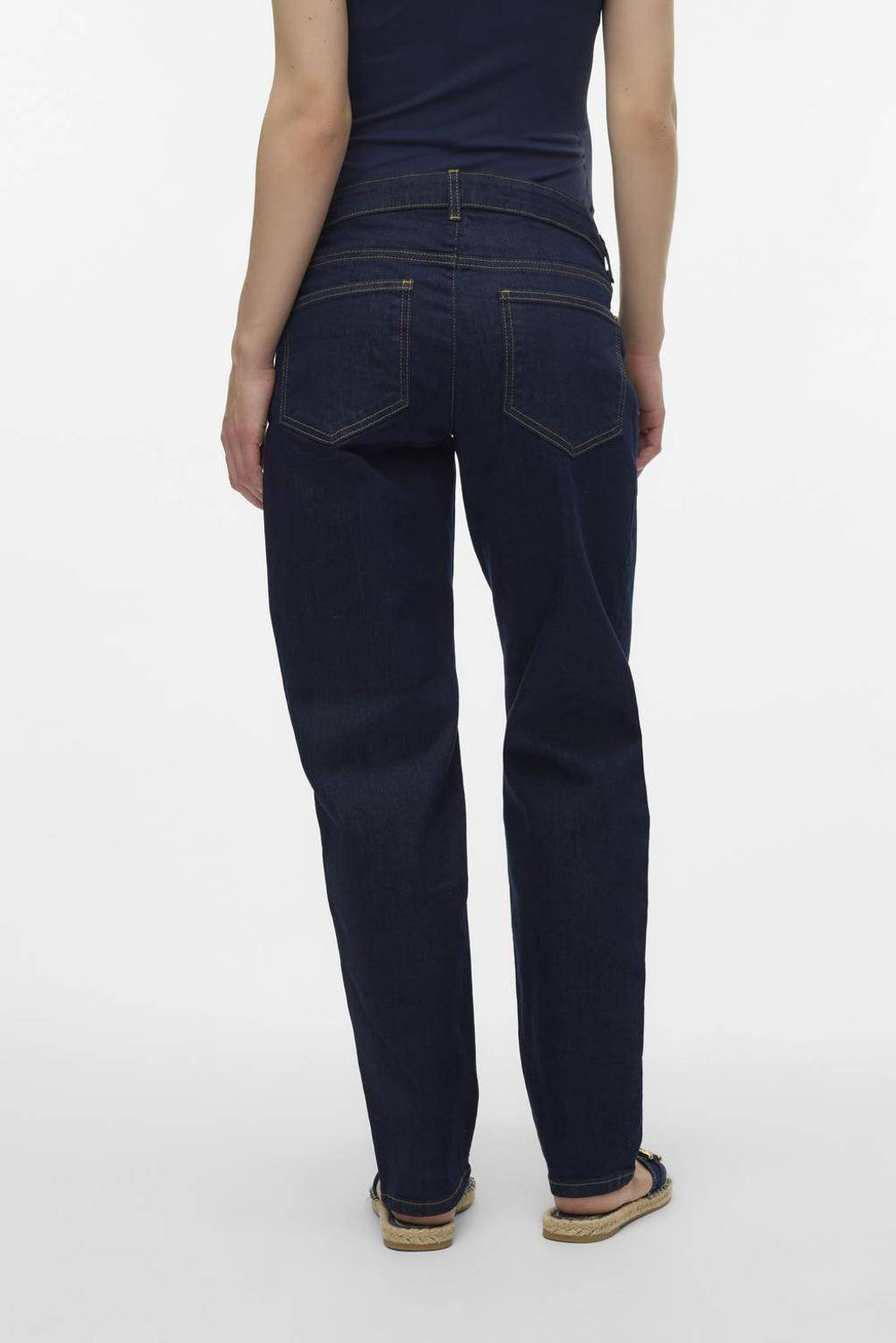 VERO MODA MATERNITY low waist zwangerschaps loose jeans VMMZOA medium blue denim
