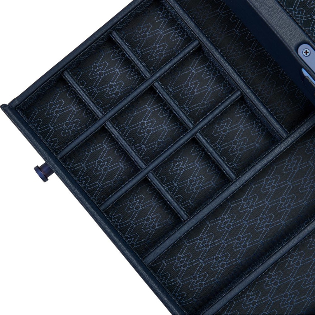 Wolf 1834 Earth Uhren- und Schmuckbox Blau