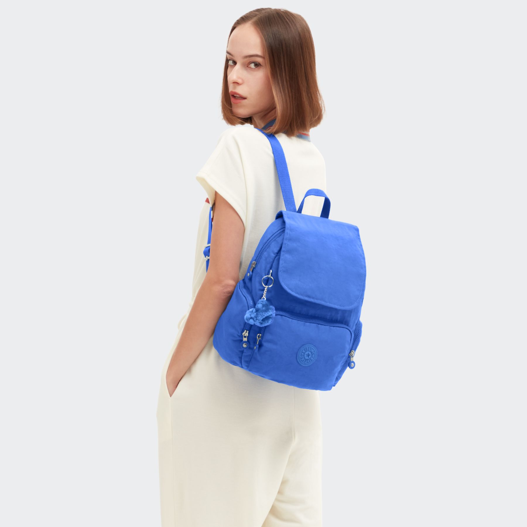 CITY ZIP S  Petit sac à dos avec bretelles ajustables - Havana Blue
