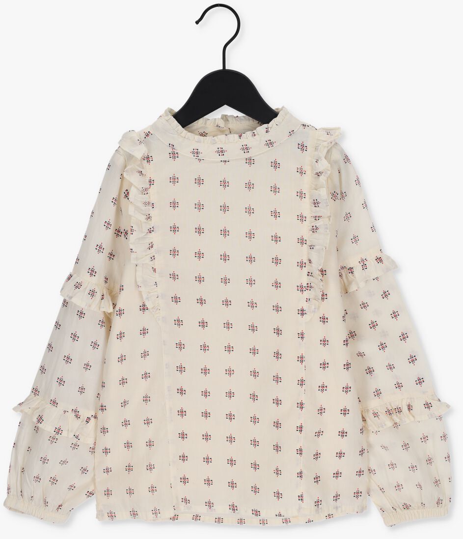 LIKE FLO creme like flo blouse f208-5140