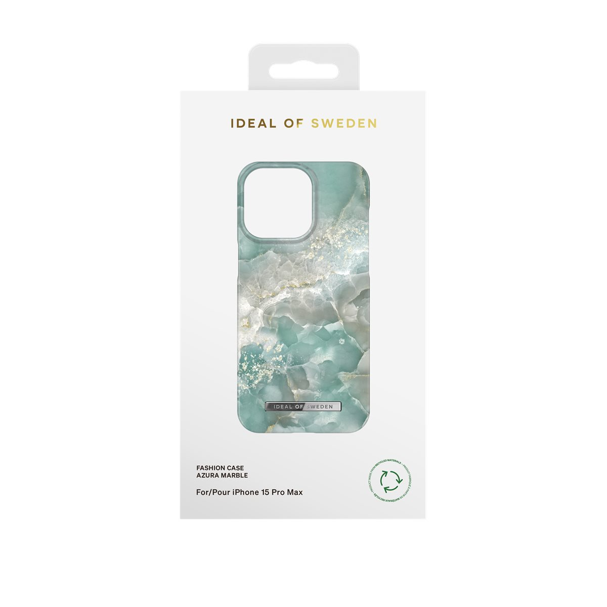 iPhone 15 Pro Max Hardcase Hülle Recycled (IDFC-I2367P-391) - Azura Marble