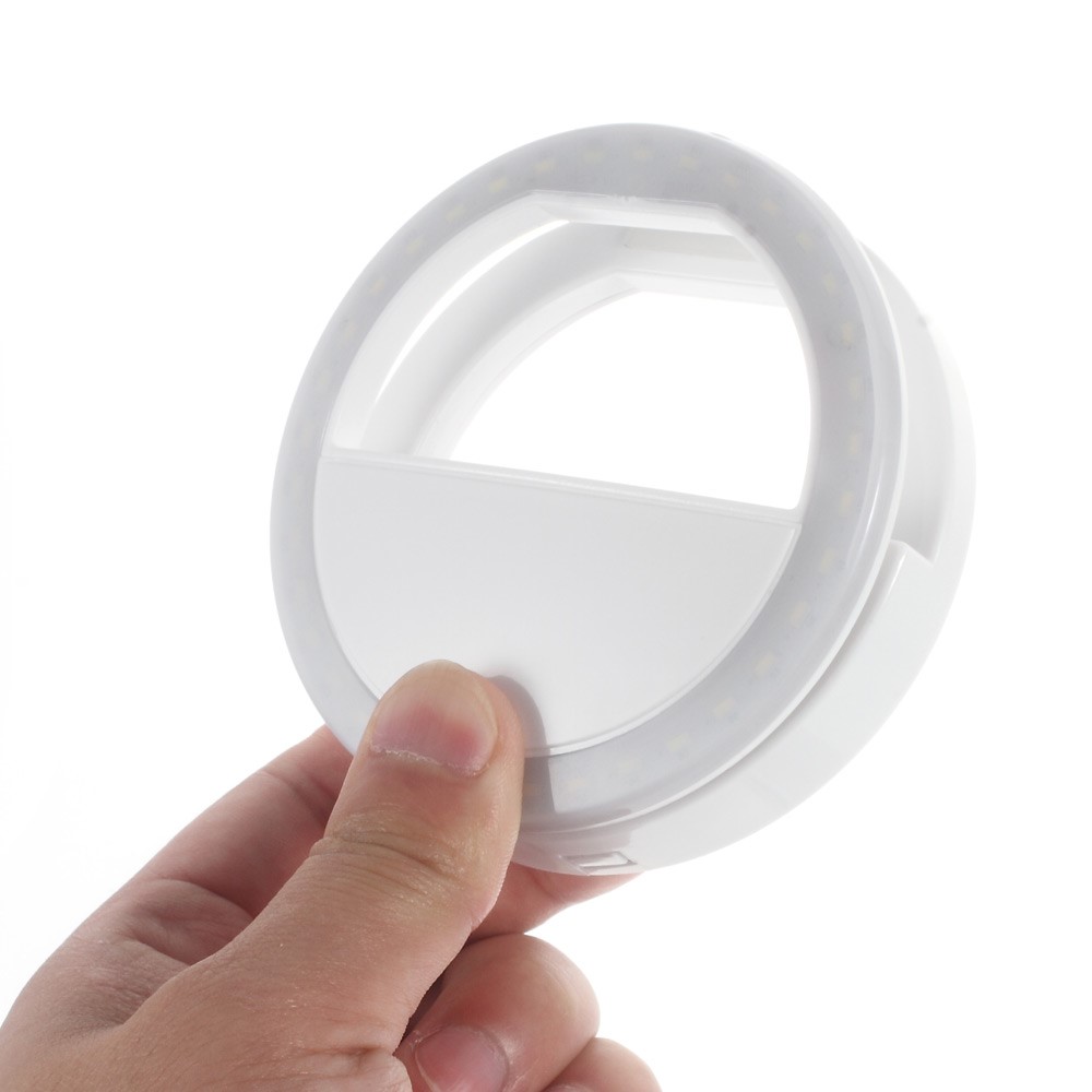 Universal Smartphone Selfie Licht mit 36 LEDs - Weiss