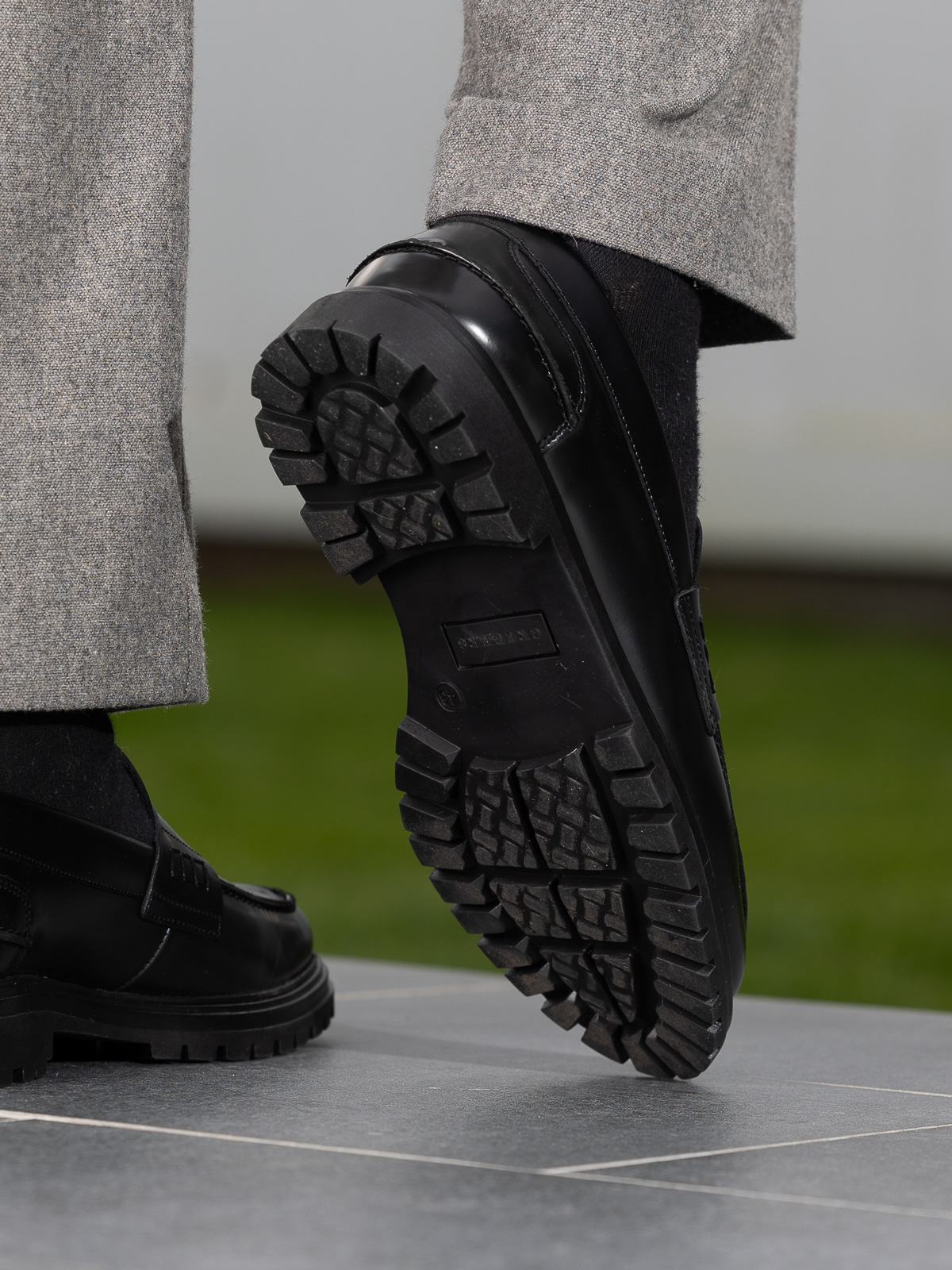 Gregers - Moccasin Black - Trapes Sko