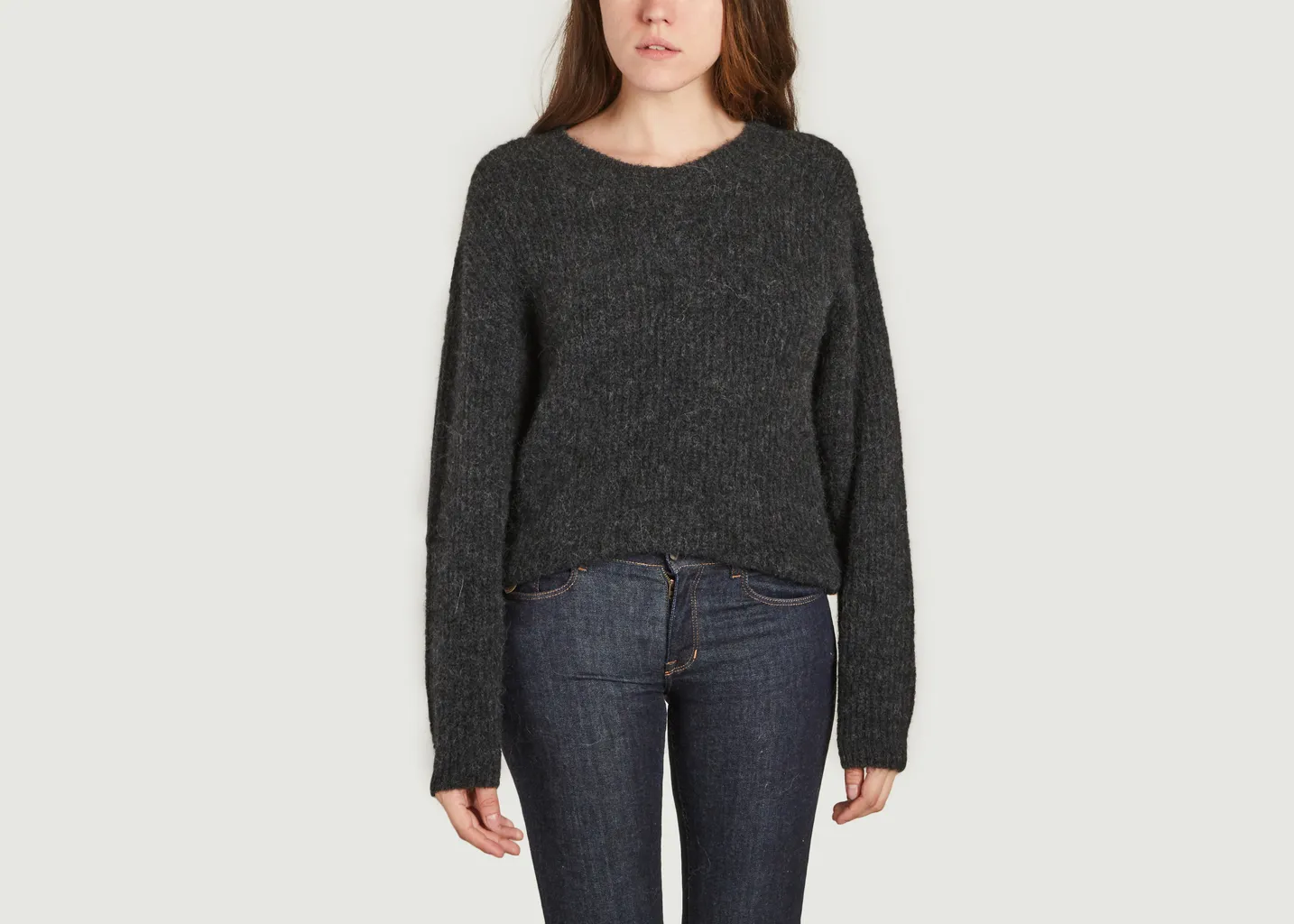 Pull col rond côtelé East American Vintage