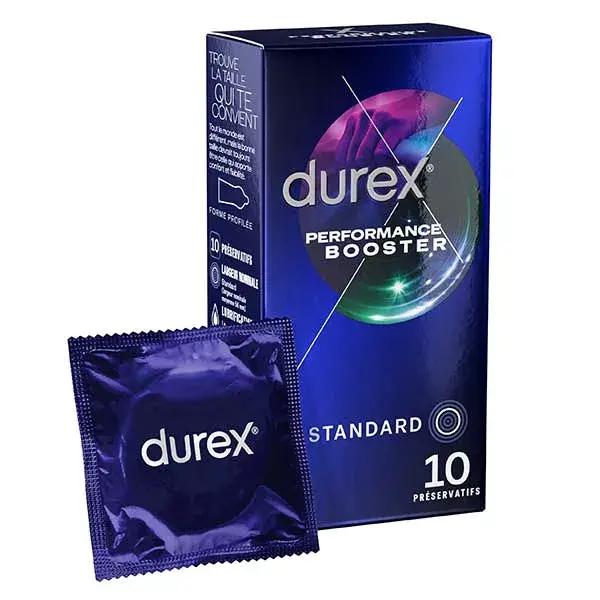 Camisinhas Durex Performance Booster - 10 Camisinhas de Longa Duração