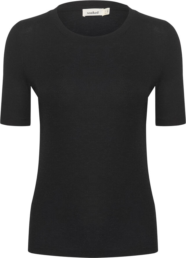 Soaked in Luxury SLFauna Tee SS Black