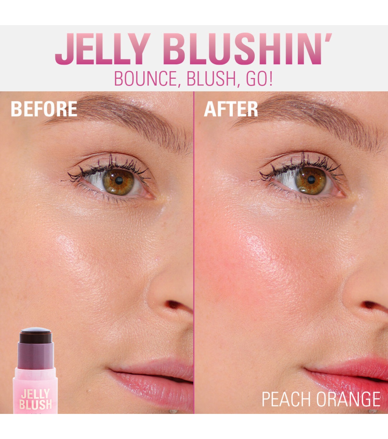 Revolution - Jelly Lip e Cheek Tint Jelly Blush - Peach Orange
