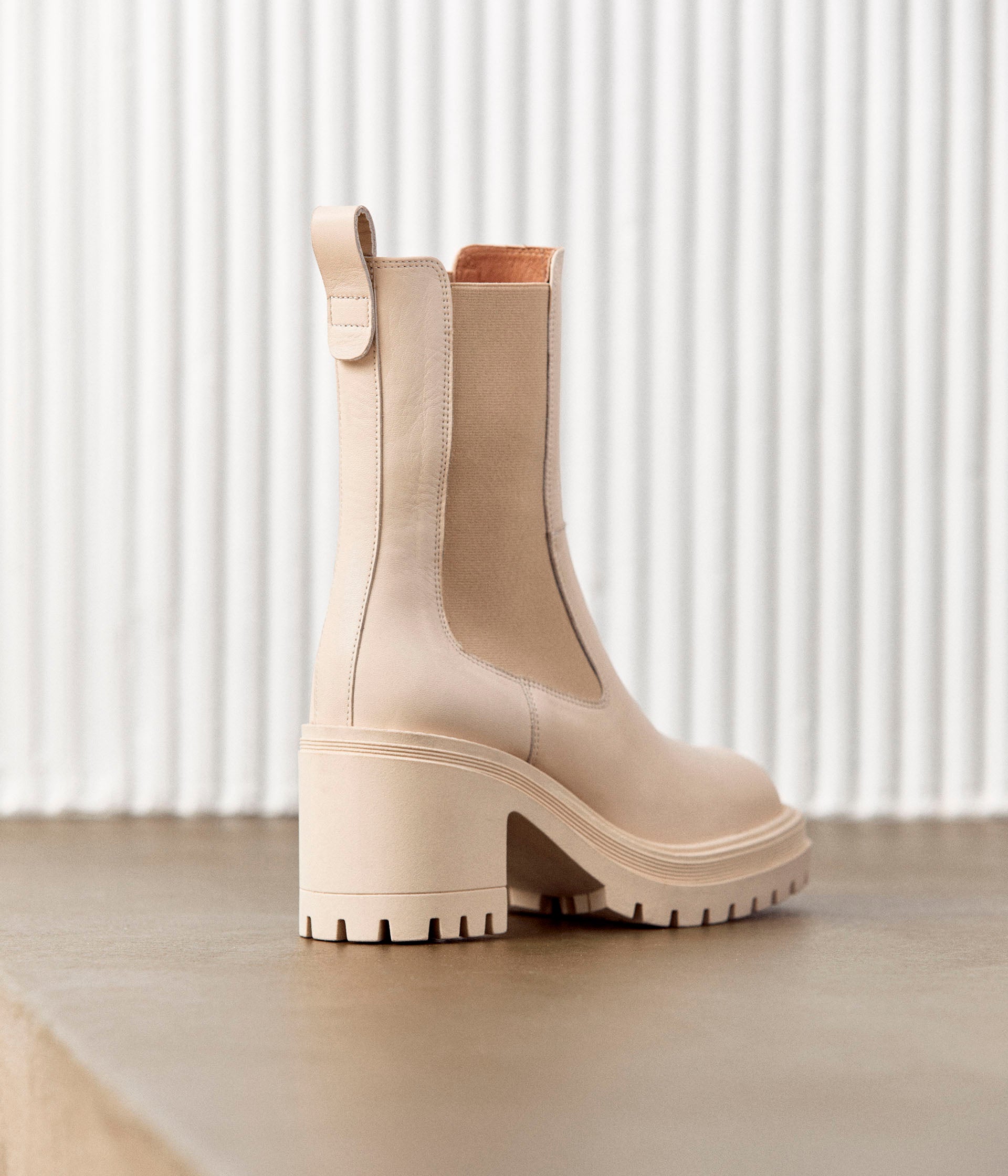 Boots beiges Alix
