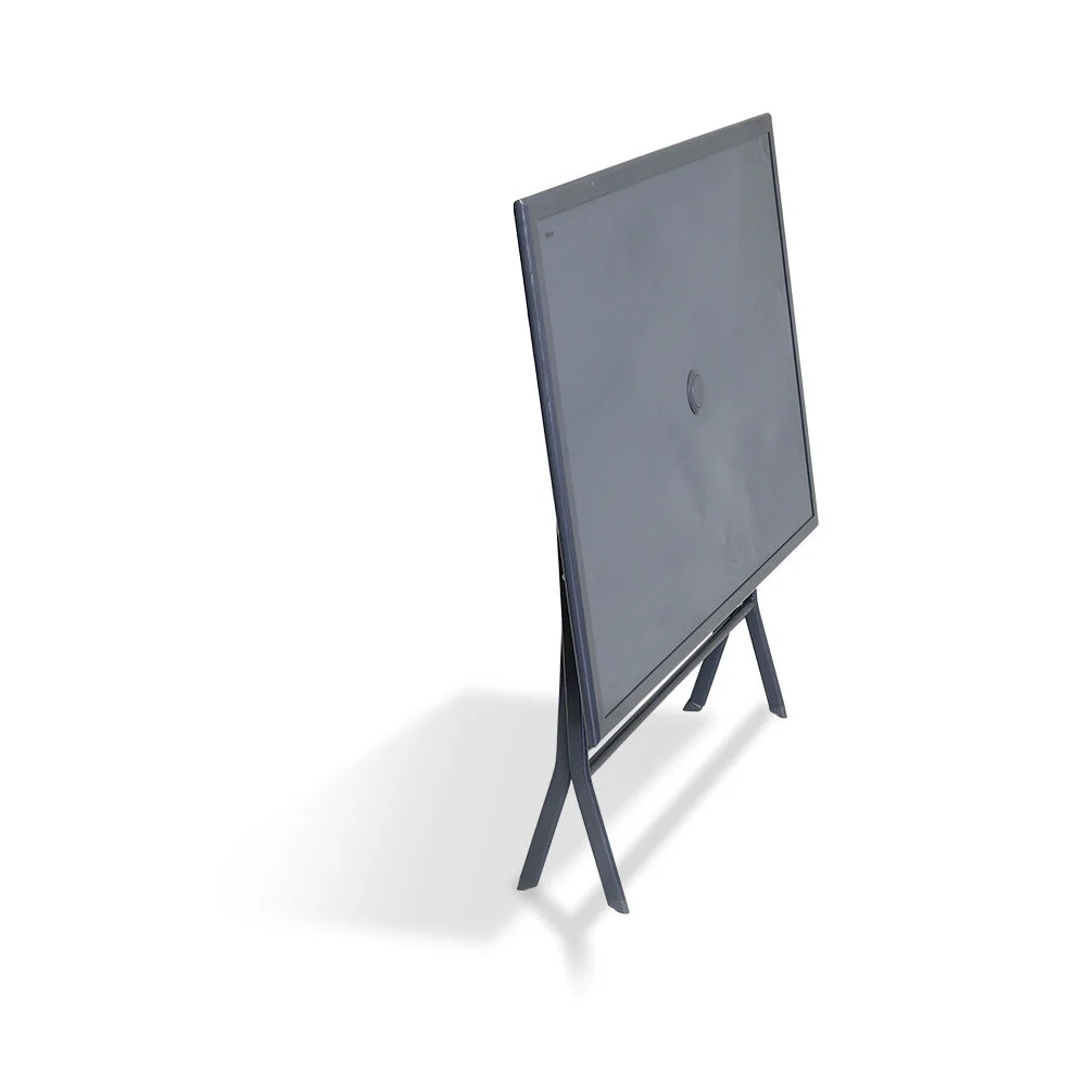 Table de jardin London pliante 4 personnes anthracite 110x70xH71cm