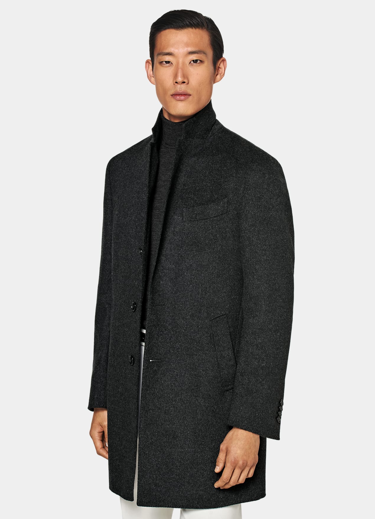 Manteau gris foncé