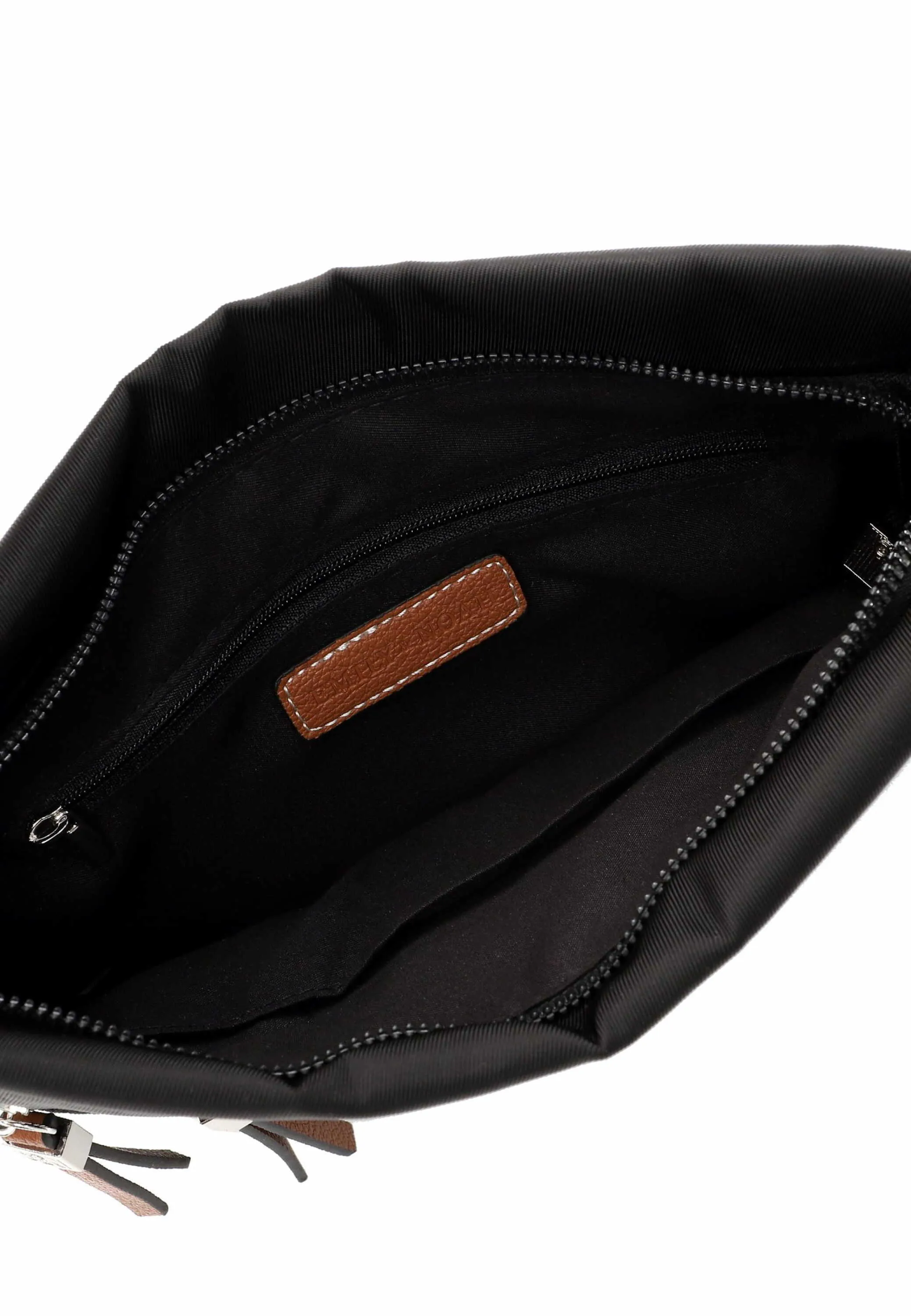 EMILY & NOAH Umhängetasche Schwarz Textil