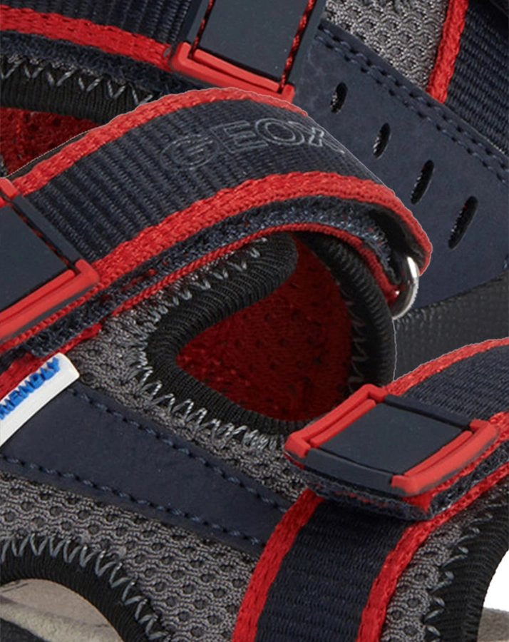 Sandalen STRADA in navy/red