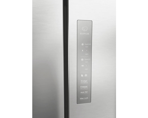 HAIER HCR3818ENMM Multi Door koel-vriescombinatie, BxHxD 83,3 x 181,5 x 65 cm, Koelvak 311 l, Vriesvak 156 l, roestvrij staal