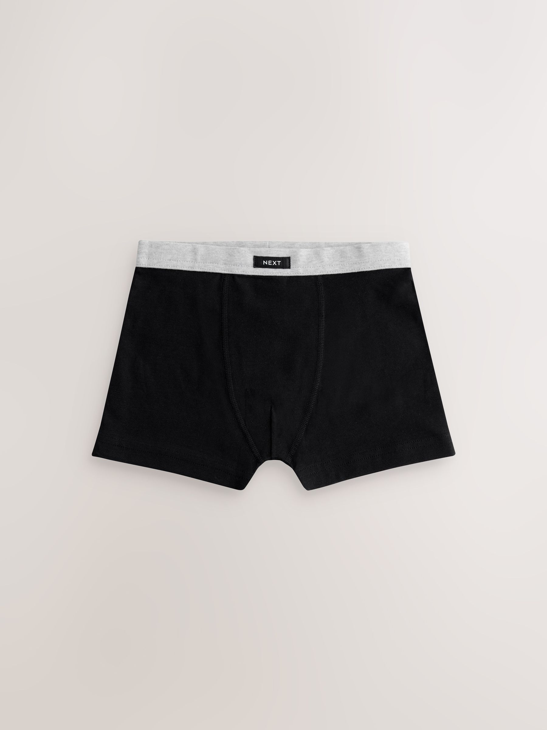 Grijs - Set van 10 boxershorts met zachte tailleband (2-16 jr)