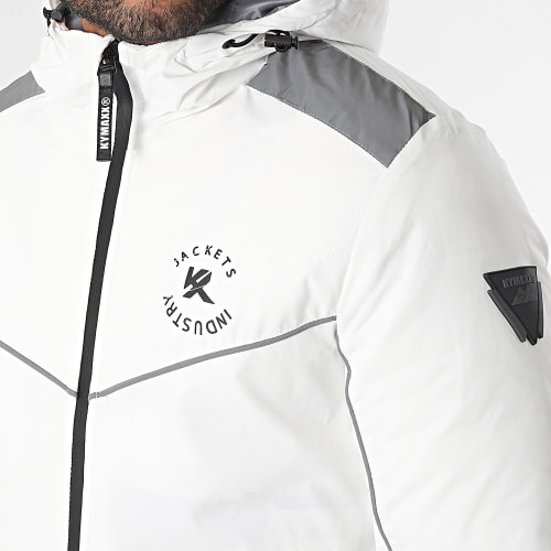 Doudoune Capuche Blanc