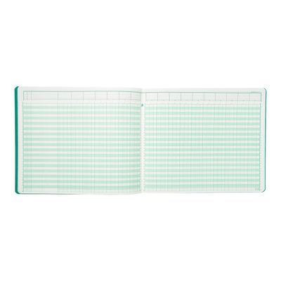 Exacompta - Piqûre tête paresseuse - 17 colonnes sur 2 pages - 27 x 32 cm