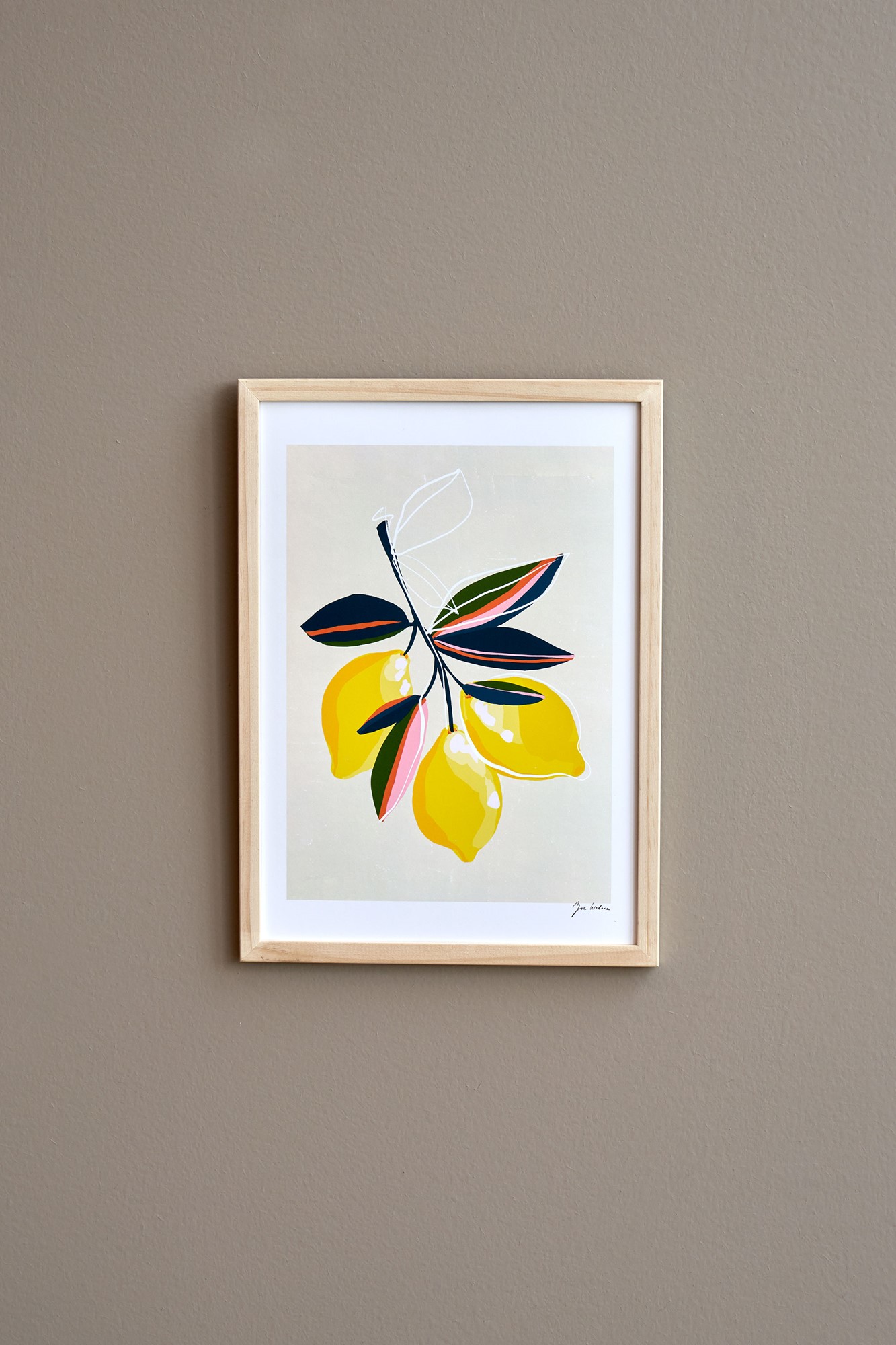 Plakat Lemons A4 | PSTR studio. | Lemon | Poster and Frame