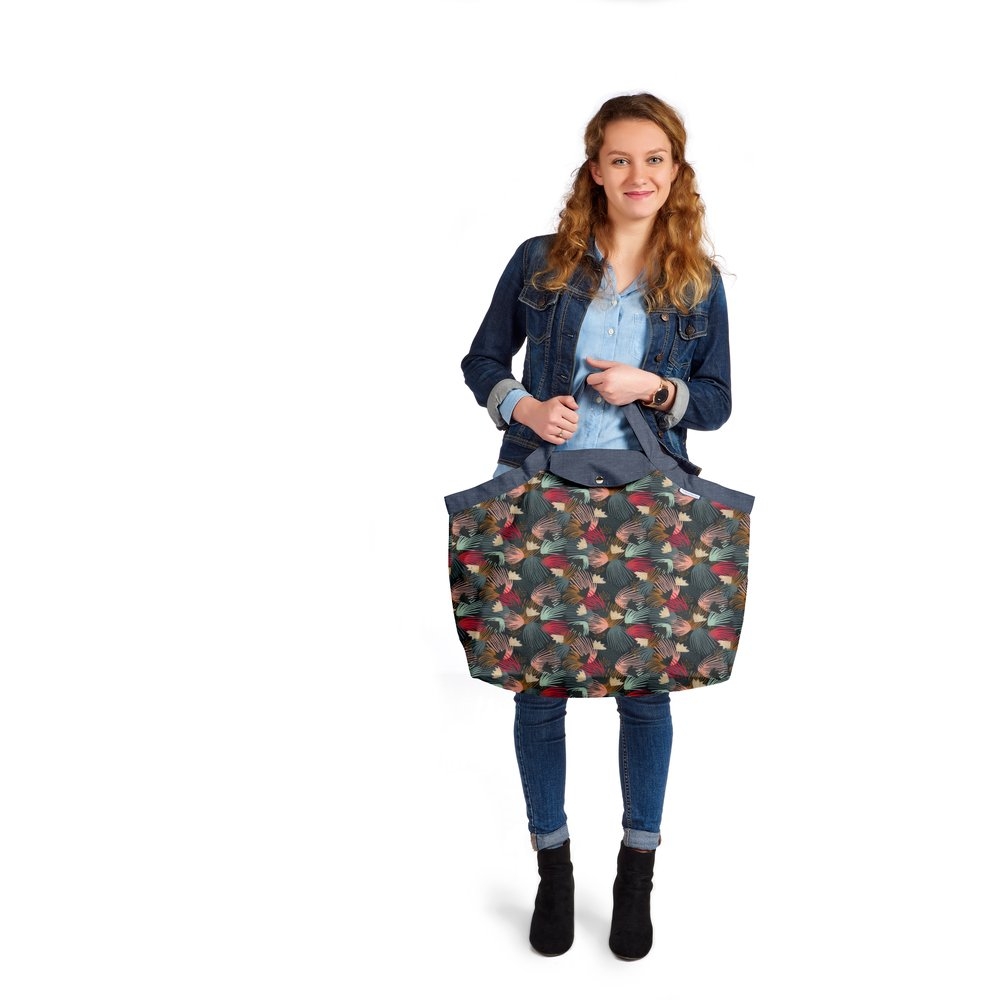 Grand Sac Cabas En Tissu Feu D'artifice