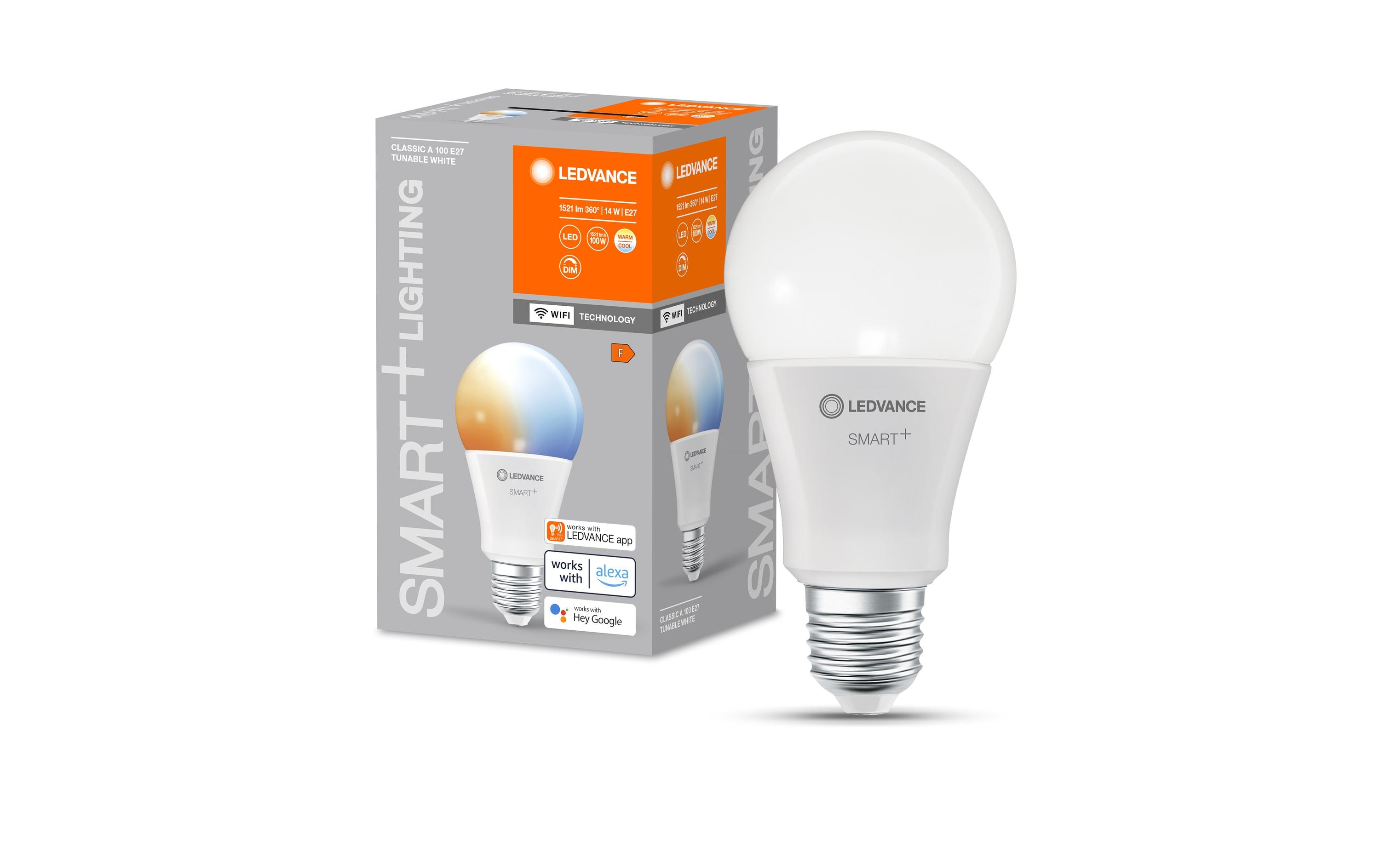 Leuchtmittel Smart+ Classic, 14W, E27, WiFiSmart Leuchtmittel mit WiFi-Technologie