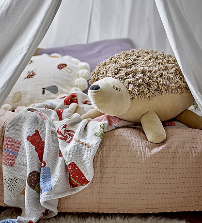 Bloomingville Mini Decke - 160x130 cm - Süßigkeiten Tagesdecke -