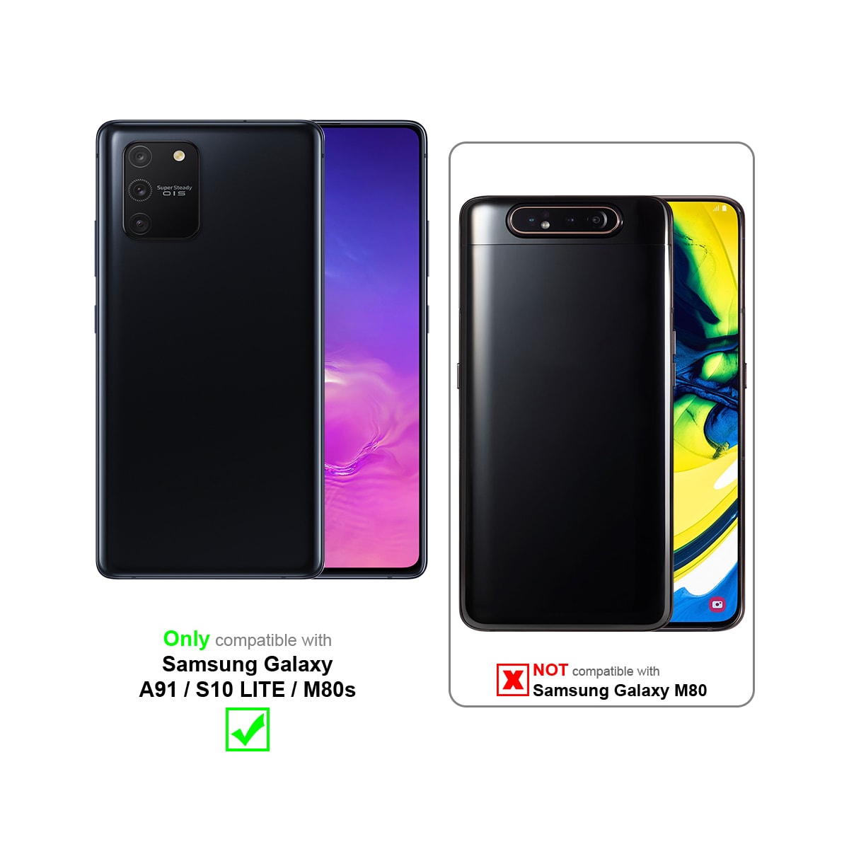 Samsung Galaxy A91 / S10 LITE / M80s Skjermbeskytter