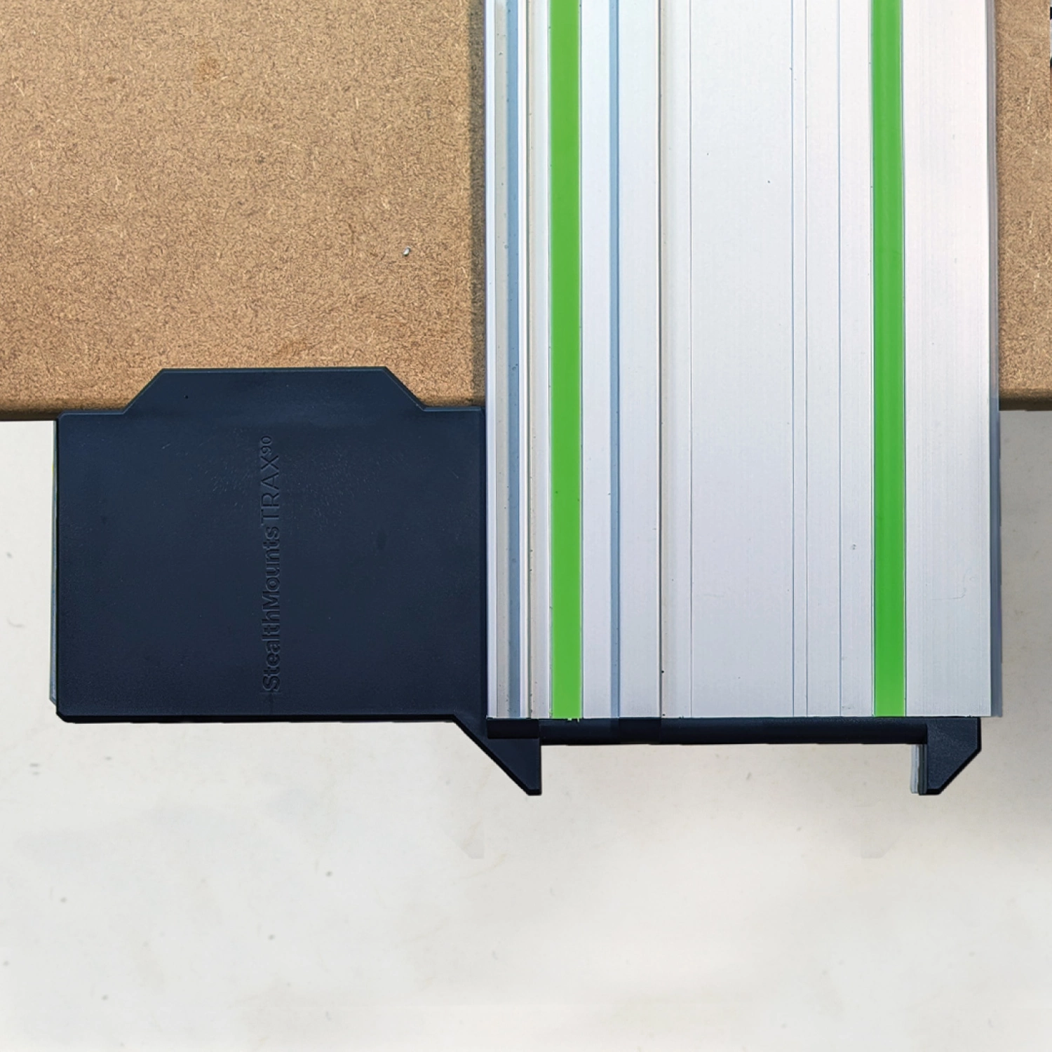 StealthMounts TSS-L-FT-1  Baanzaagvierkant voor Festool geleiderails - 90 graden