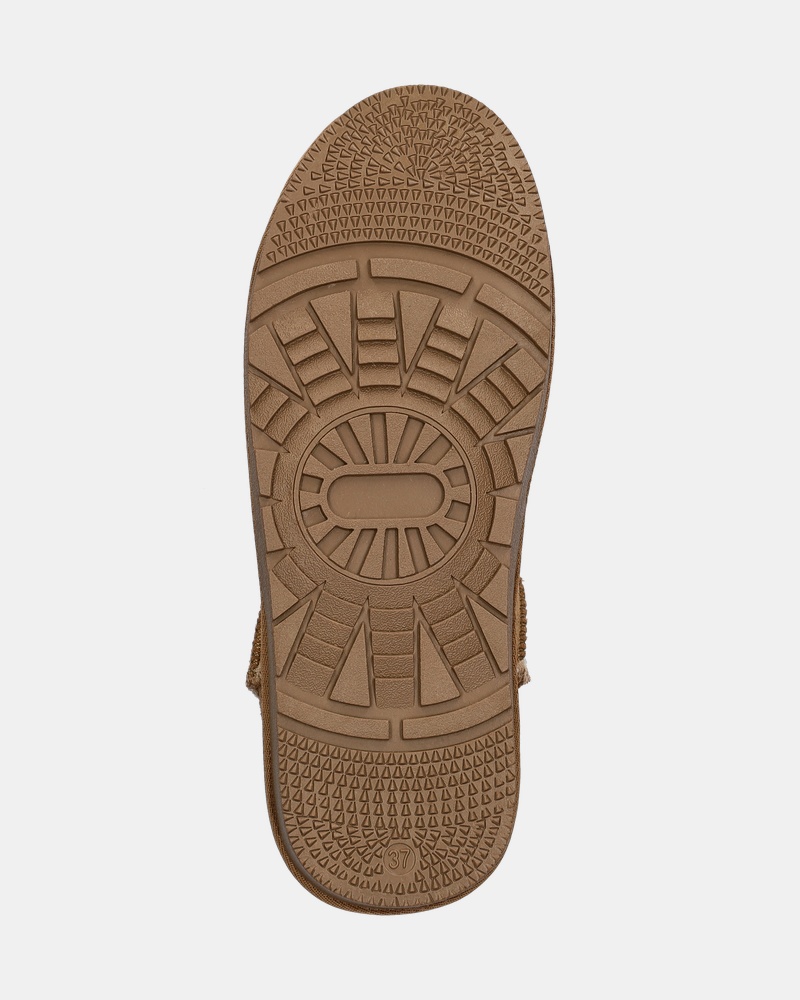 Nelson Gevoerde boots  - bruin
