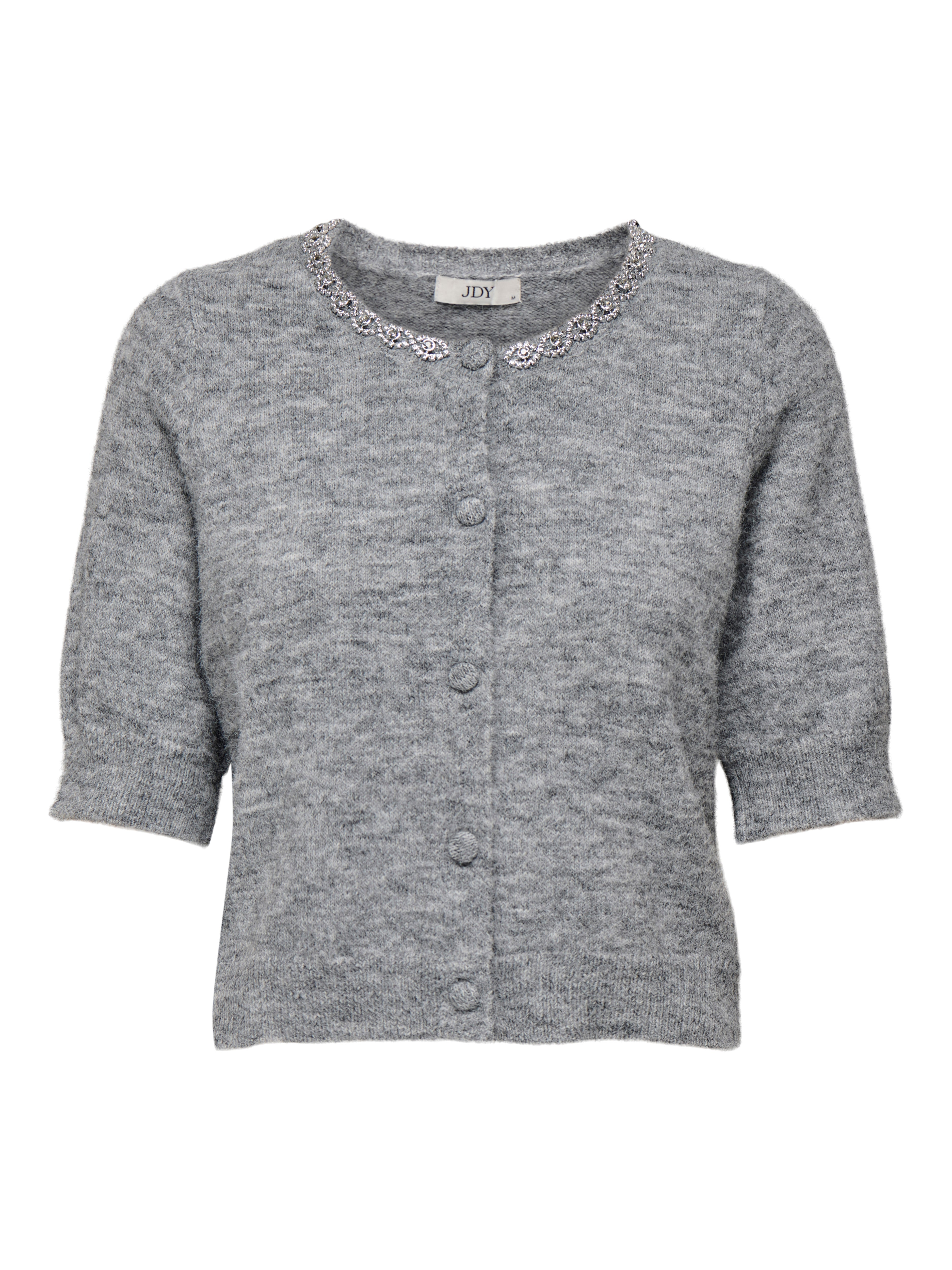 JDYALVA Strickjacke Medium Grey Melange