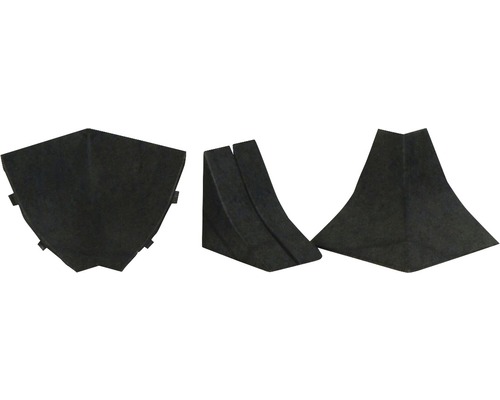 Accessoireset voor wandafsluitingsprofiel 23 navajo, 4 stuks