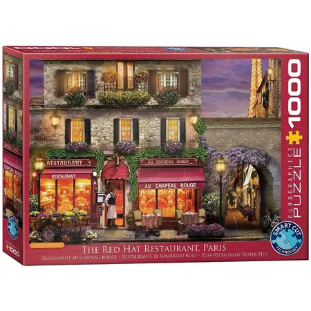 Eurographics Zum Chapeau Rouge Restaurant in Paris, 1000 Teile