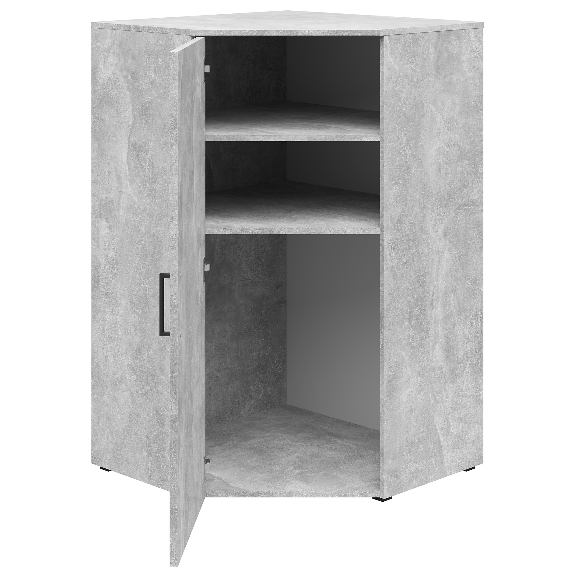 Eck-Kommode - Betonoptik - 73x73 cm