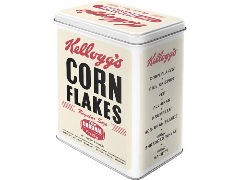 Nostalgic Art Vorratsdose Kellogg's Corn 3 l, Beige/Rot/Sch Retro-Vorratsdose mit Deckel