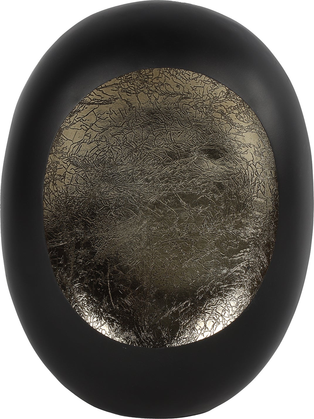 Countryfield waxinelichthouder Eggy zwart 13,5 x 25 x 34,5 cm
