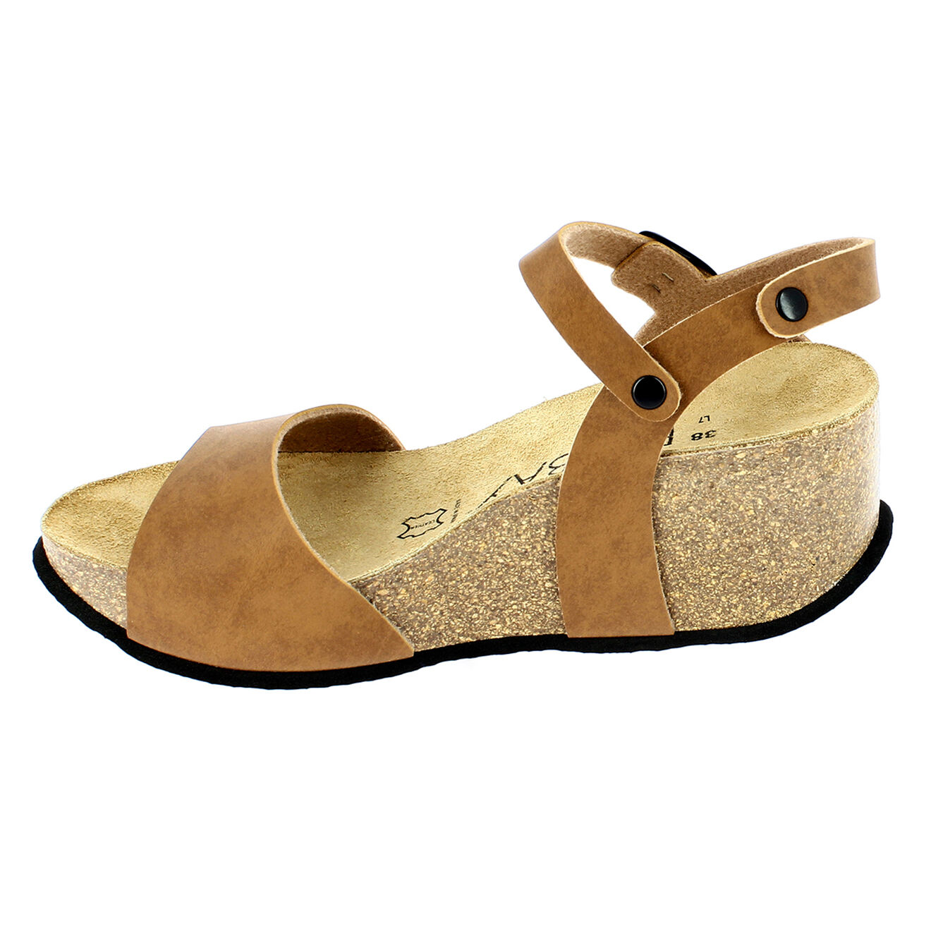 Bluebay Sandales Marie camel foncé Talon 6 cm